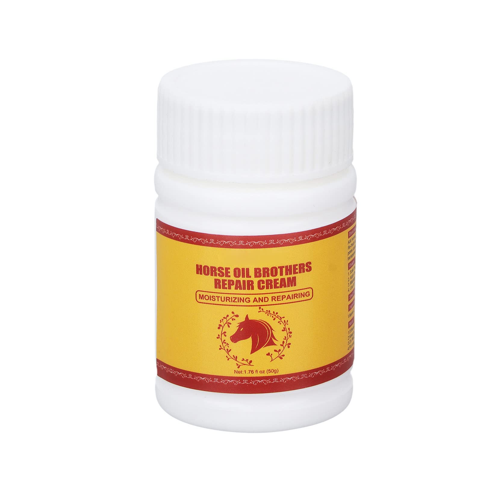 Crema Para La Piel Con Aceite De Caballo, 50 G De Crema De Aceite De Caballo, Reparación Eficiente, Crema Hidratante De Buena Absorción Para Congelación De Aceite De Caballo Para Manos Y Pies