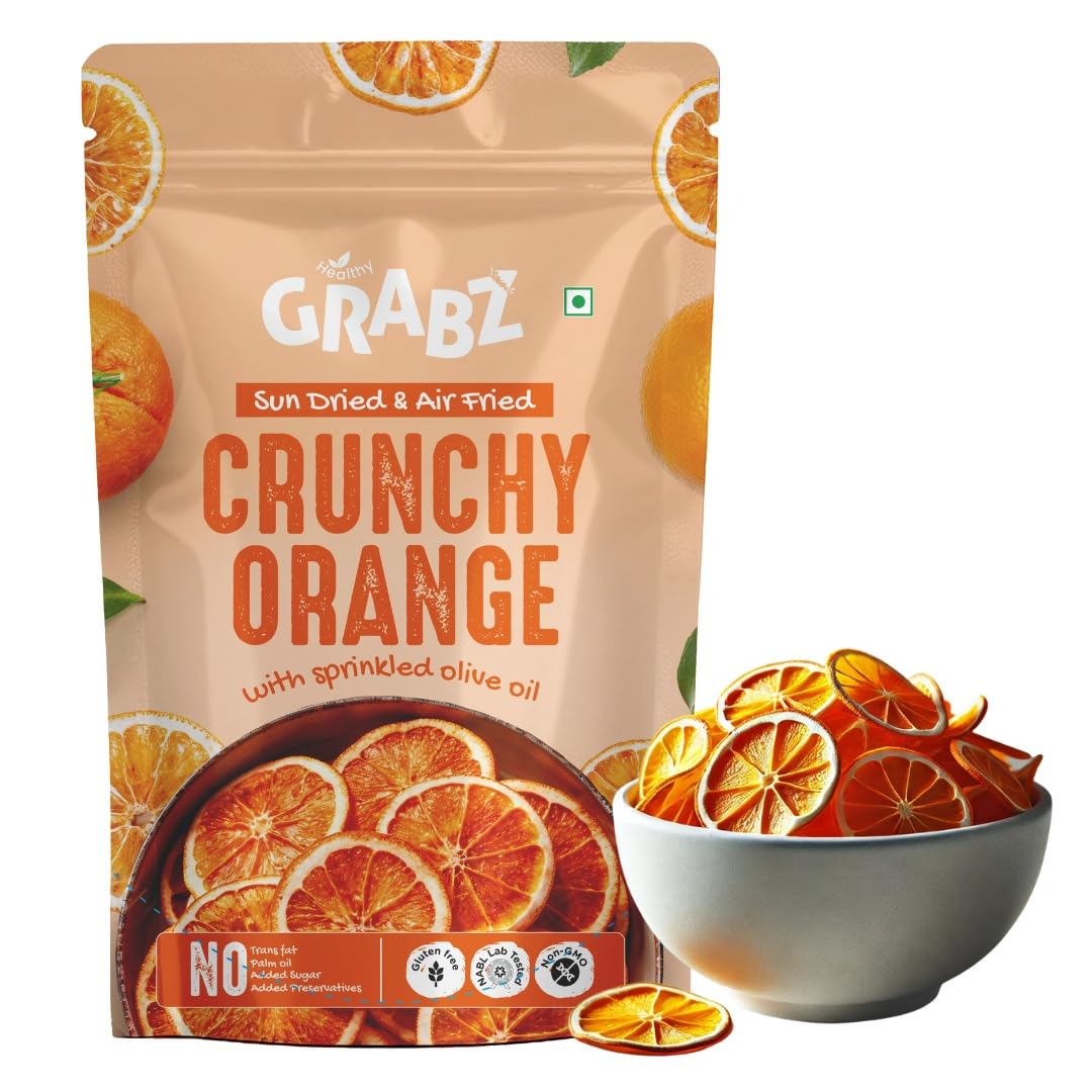 GRABZ - Apple, Orange, Clusterbean Okra And Potato Chips | healthy