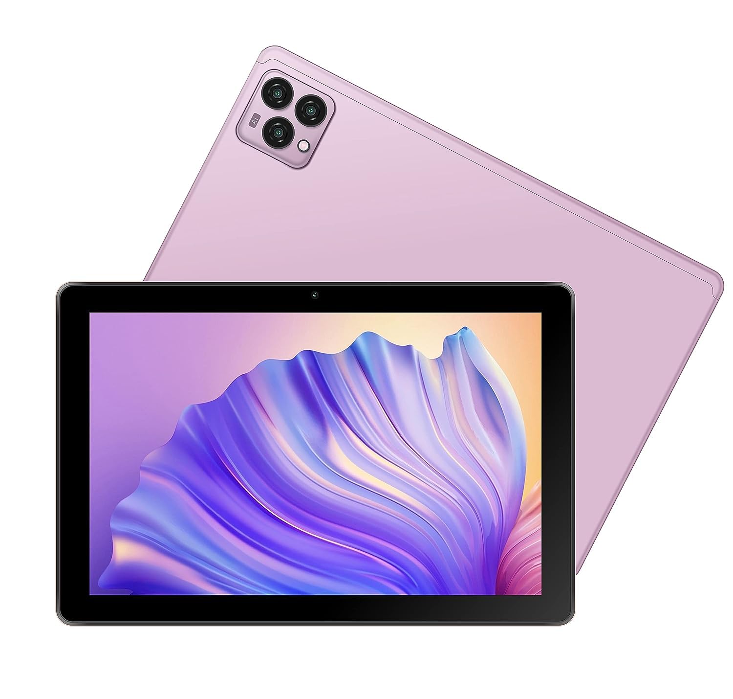 10" Smart Tablet CM8000 Plus - Andriod HD Face Unlock Kids Tab Dual Nano SIM 5G LTE Wifi Zoom and Tiktok Supported Tablet Pc With Bluetooth Keyboard and Protective Case (Purple)