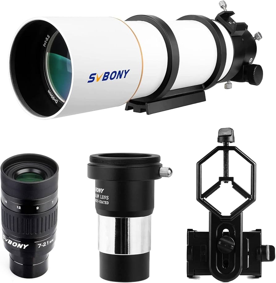 Amazon.com : SVBONY SV48P Telescope 90mm, Bundle with SV135 Amazon.com : SVBONY SV48P Telescope 90mm, Bundle with SV135