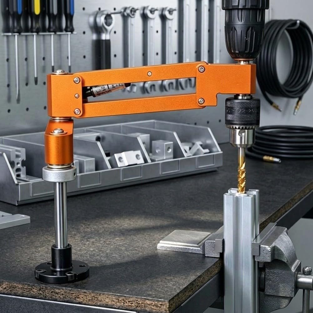 para soporte Taladro Manual Aleación Aluminio Anodizado para