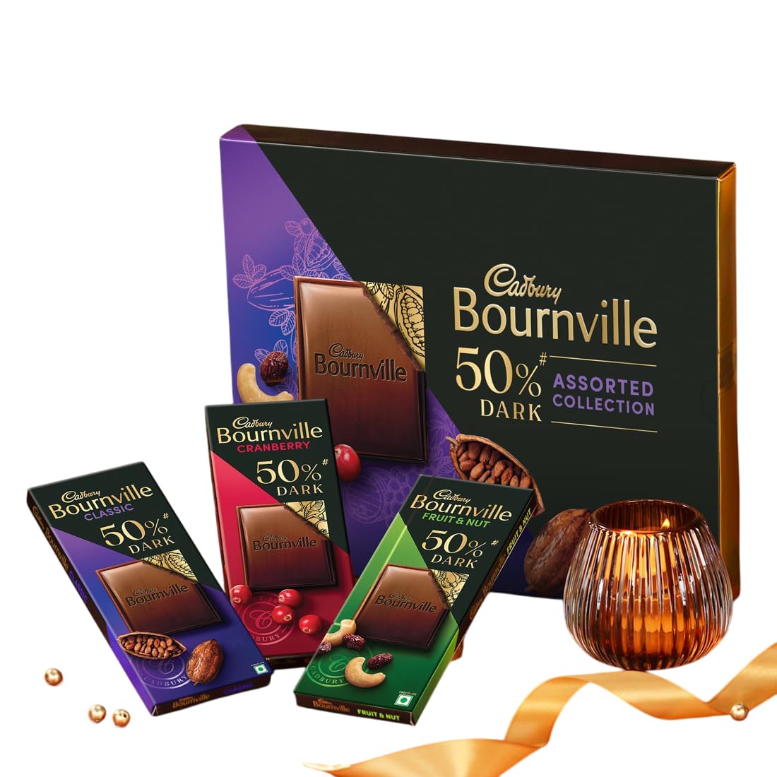 Cadbury Bournville Dark Chocolate Assorted Collection Gift Pack, 228 g.