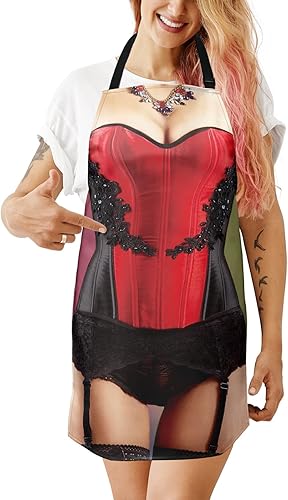 A AIFAMY Delantales sexys para mujer, divertido delantal de cocina para fiesta de inauguraciĂłn de la casa, intercambio de regalos de Navidad A AIFAMY Delantales sexys para mujer, divertido delantal de cocina para fiesta de inauguraciĂłn de la casa, intercambio de regalos de Navidad