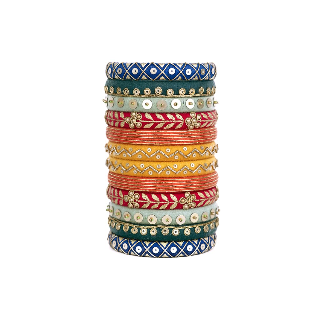 See full amazon price history chart for Taasha Craft Kashyapi Multicolour cotton thread Bangles, Handcrafted Cotton Thread Bangle Set forWomen & Girls Size 2.6 Set of (12 Bangles) Taasha Craft Kashyapi Multicolour cotton thread Bangles, Handcrafted Cotton Thread Bangle Set forWomen & Girls Size 2.6 Set of (12 Bangles) (B0D9BYPTN5) Amazon Price History, Amazon Price Tracker