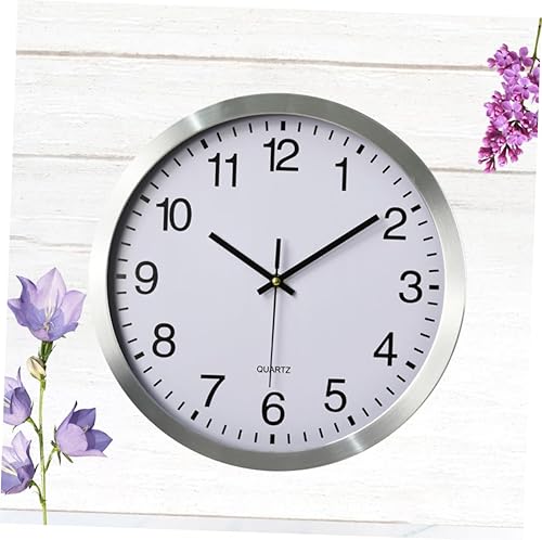 Miniatura 5 de IMIKEYA 1pc Simple Wall Clock Hanging Decor Clock Extra Large Wall Clock Clocks Clock Hanging Clockwork Time Clock Reloj De Pared Black Wall Clock