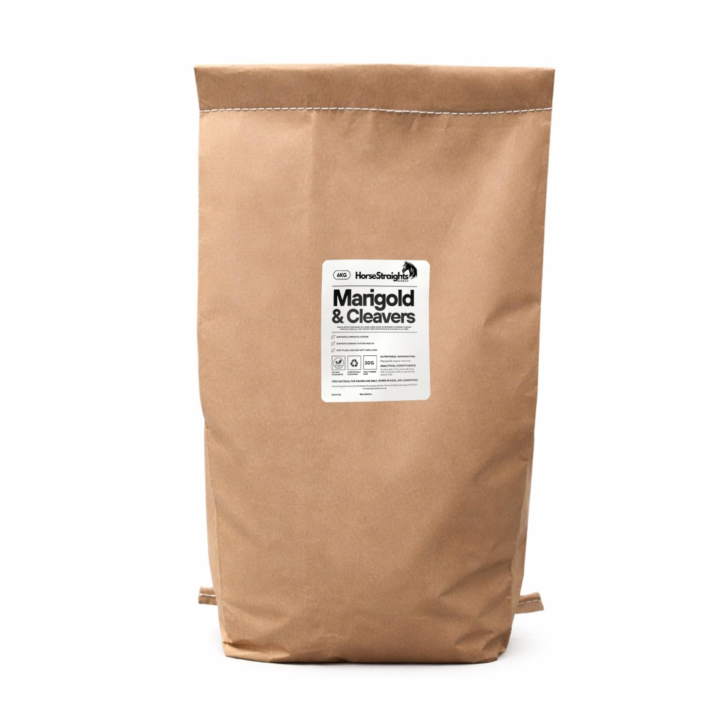Marigold & Cleavers Mix for Horses Lymphatic Flow Windgalls & Fluid Balance Support 6KG HSD Horse Straights Direct