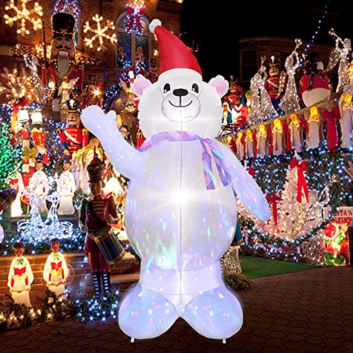 EBANKU 8 FT Orso Polare Gonfiabile di Natale, Decorazione...