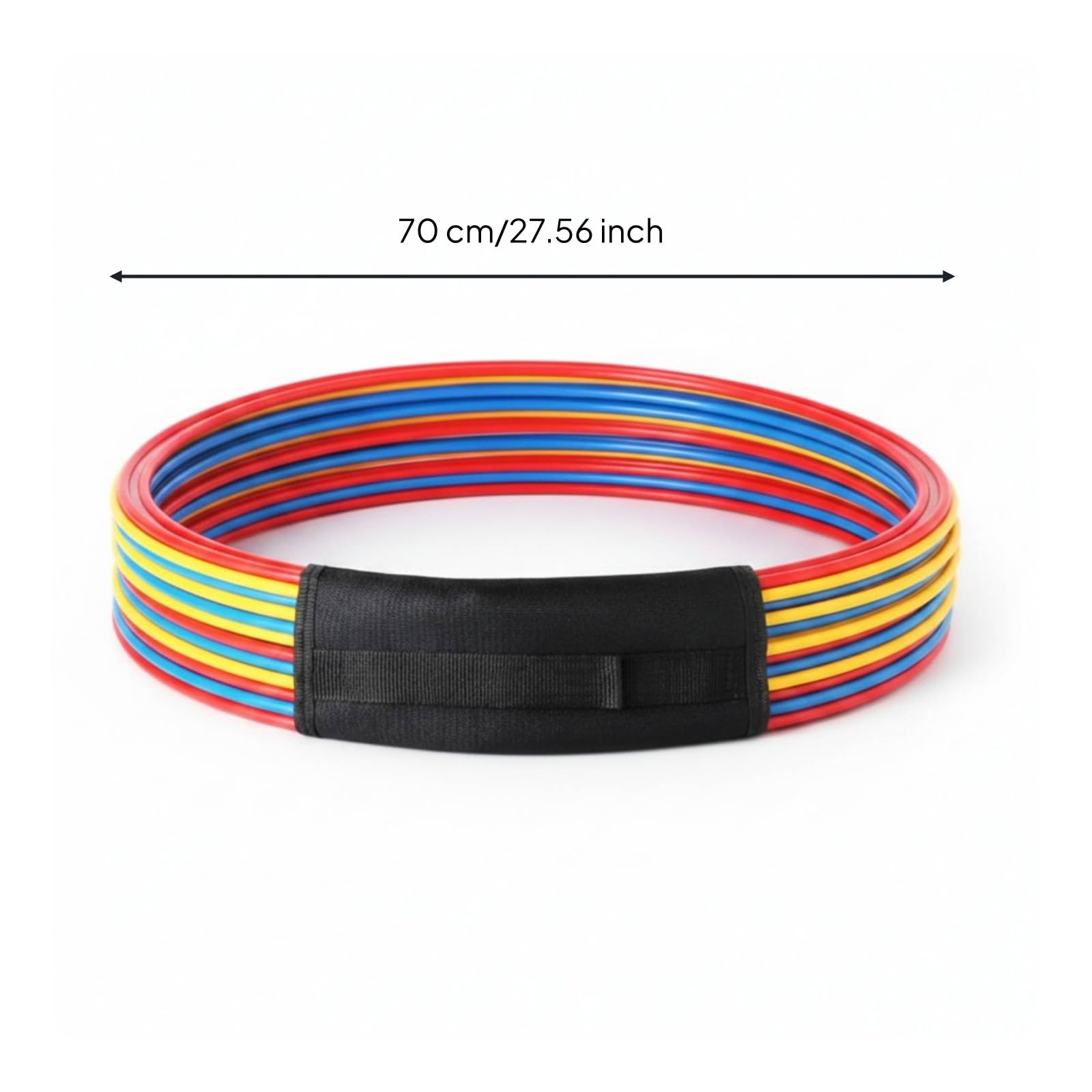 Cerchio Agility Multicolore Anelli da Salto Liscio Attrezzatura Sportiva per Fitness