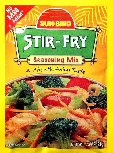 Sun-Bird STIR-FRY Asian Seasoning Mix .75oz (10-pack) by Sun Bird