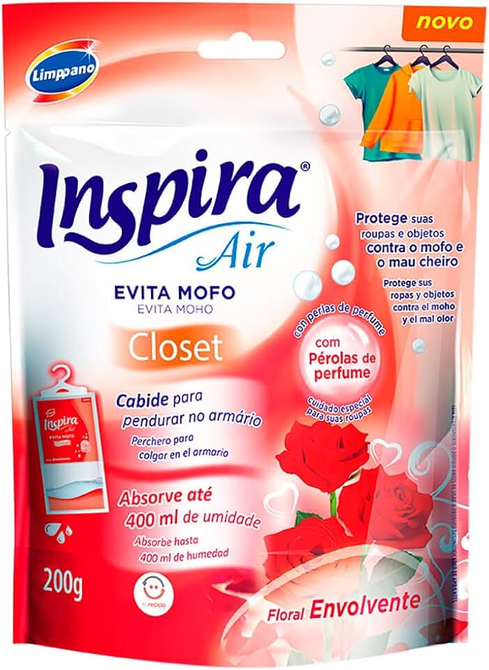 Limppano Evita Mofo Closet 200G Fragrâncias Envolvente