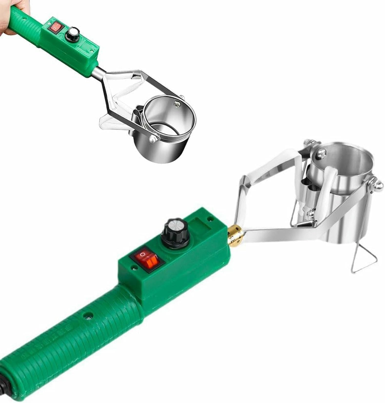 Pot de fusion de plomb portatif 1100g avec four de fusion électrique portable