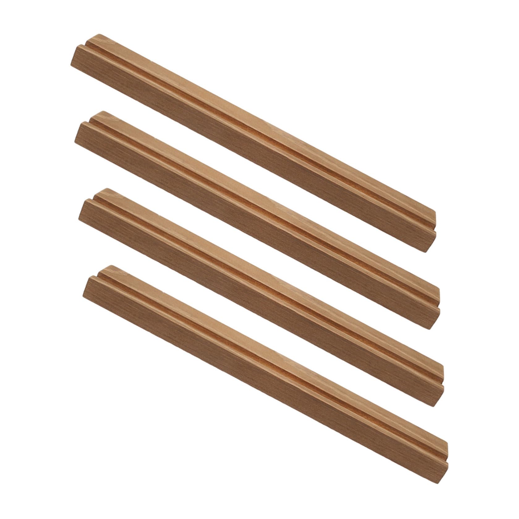 Healeved 4 Pezzi Espositore in Legno e Trading Card Montaggio a Muro Versatile per Studi e Camere