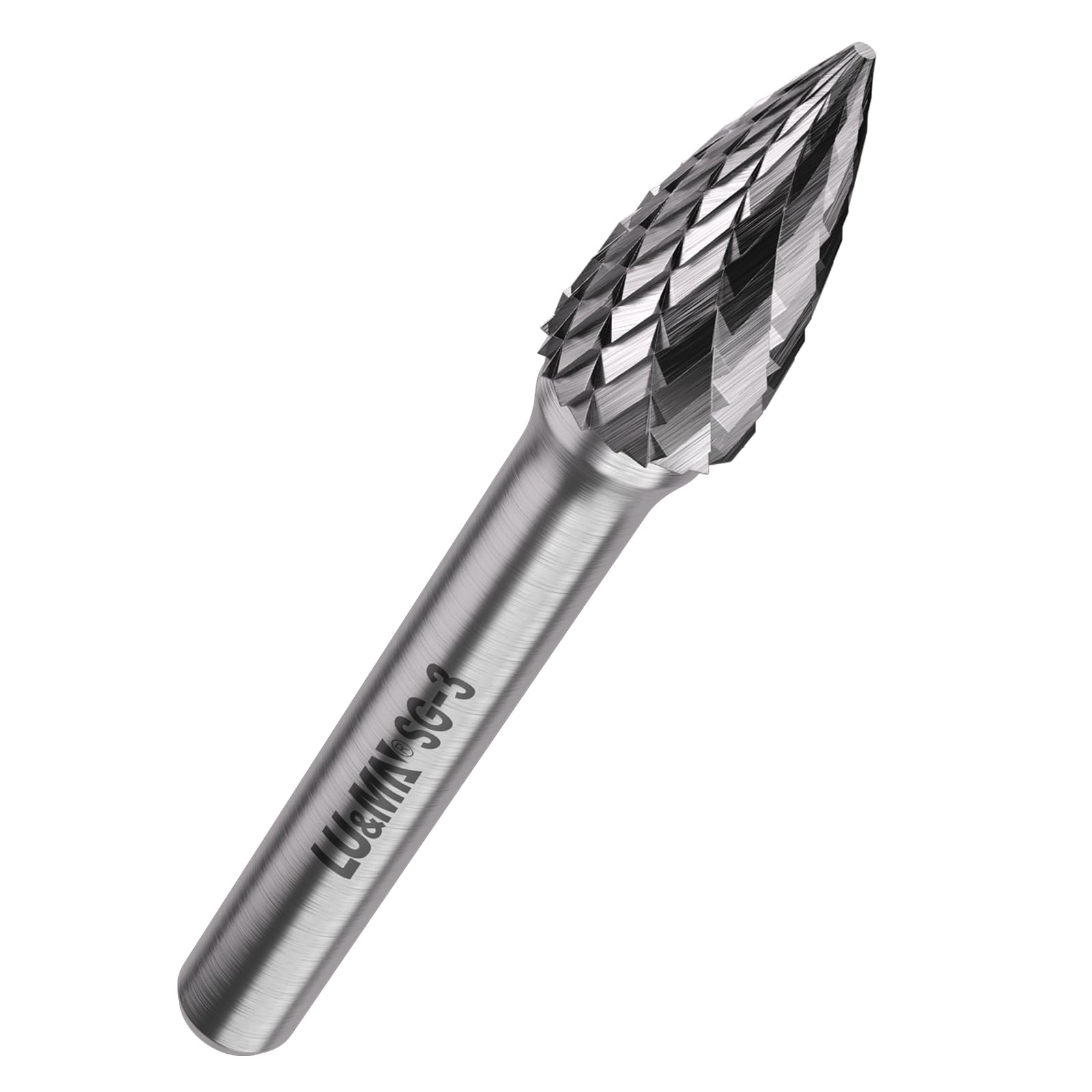 LU&MN SA-3 Tungsten Carbide Burr, 3/8" Head 1/4" Shank, 1 Pc — Amazon image 20