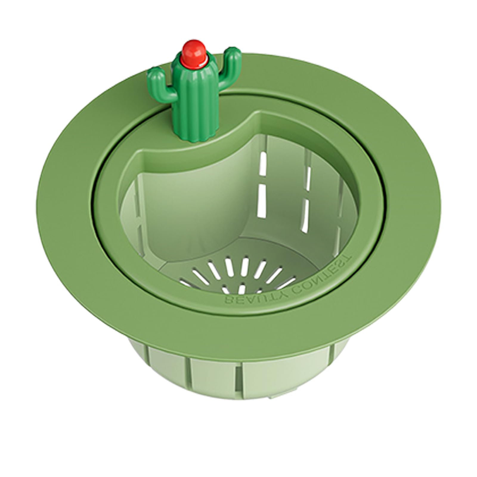 Xinsheinelry Cactus Design Drain Filter Waste Collector Strainer for Homes Kitchen Sink Quick Drainage and Easy Removal Sink Filter Basket