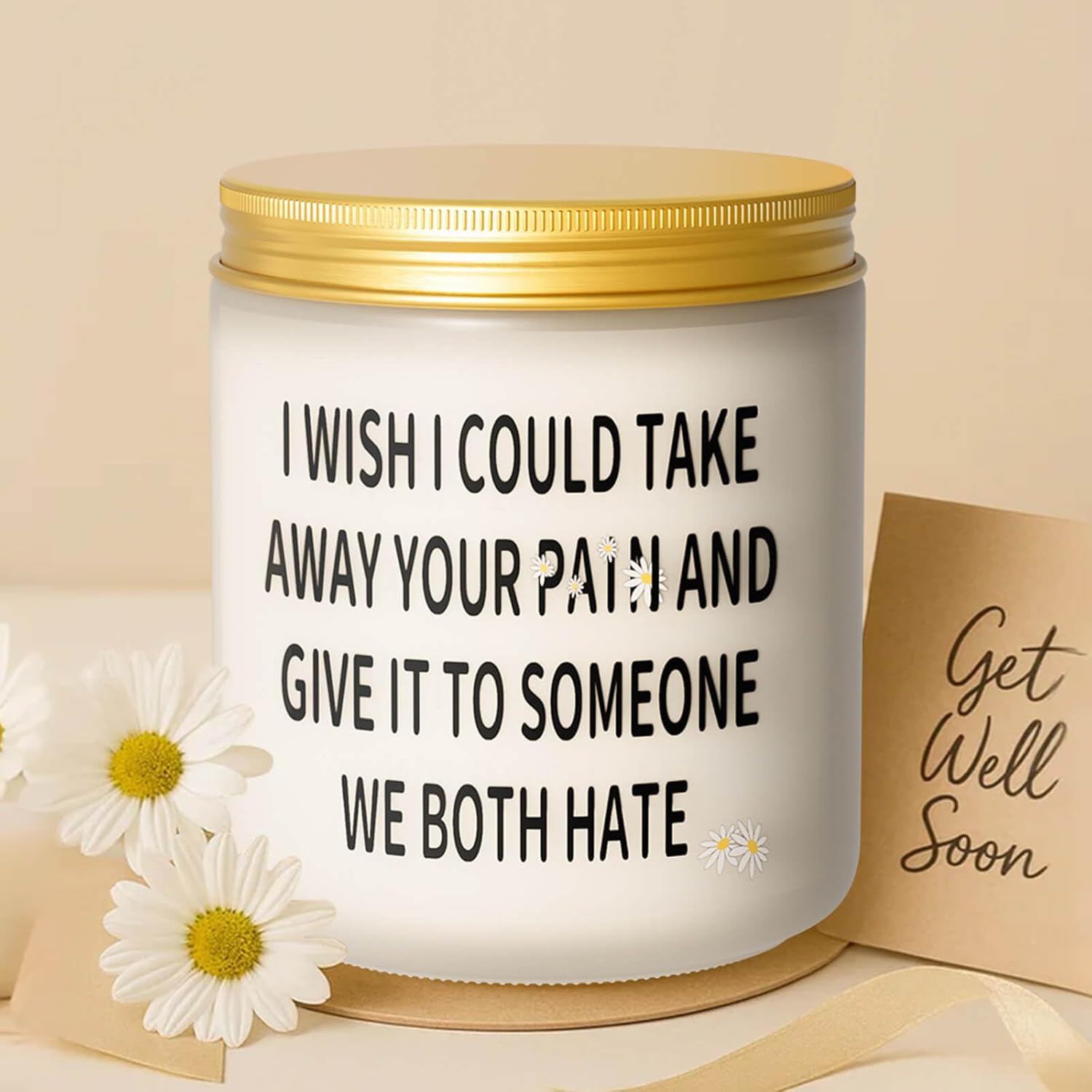 Get Well Soon Gifts for Women Men, Funny Present for Her Him After Surgery, Feel Better Candle Gift for Mom Sick Friends, Recovery, Sympathy, Cancer Comfort, Grieving, Divorce, Thinking of You Gift - Image 3