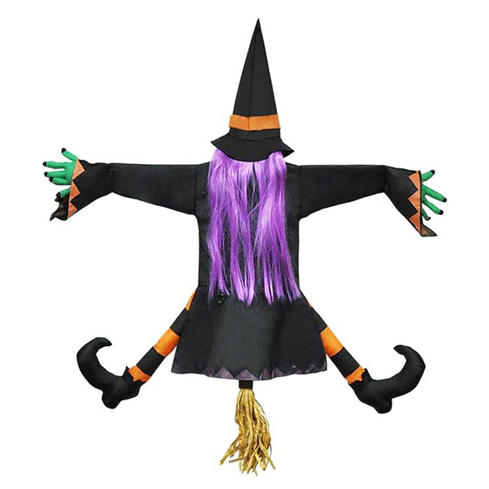 likeitwell Fall Witch In Tree Halloween Decoration, Halloween Decoration For Haunted House, Home, Garden, Lawn, Backyard Decent