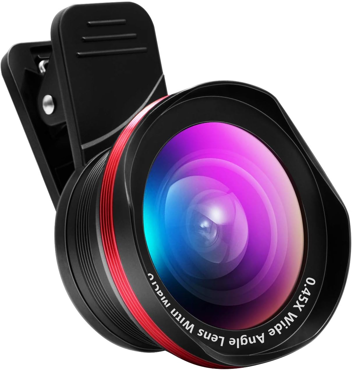 Cell Phone Camera Lens Kit – PINREK 4K HD 15X Macro 0.45X Wide Angle 120 Degree Fisheye Phone Lens Kit with Travel Case, Compatible with iPhone X/XS/XR/8/7 Plus Samsung Pixel