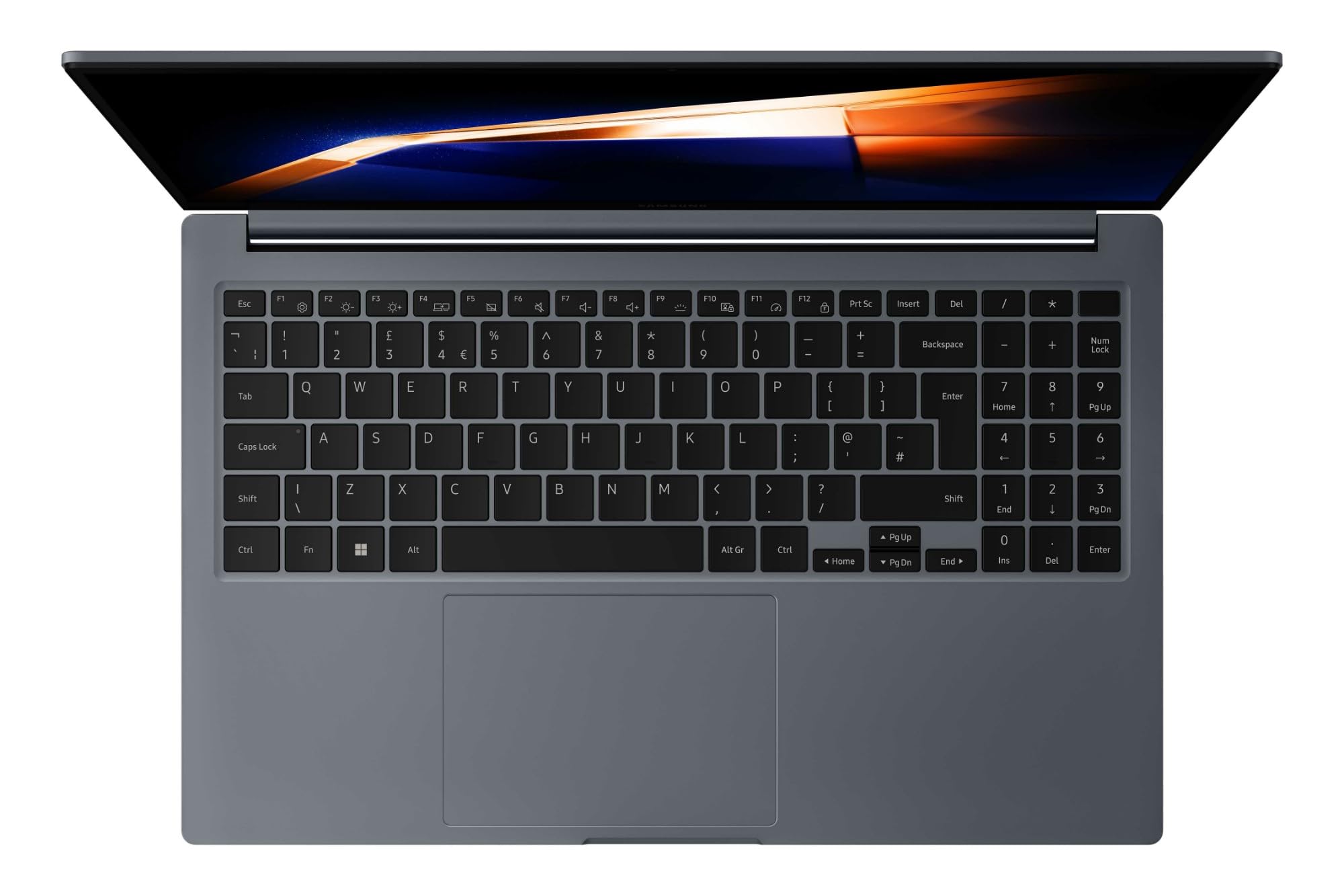 Samsung Galaxy Book4 NP754XGK-KG2UK ultrabook Intel Core 5 120U Computer portatile 39,6 cm [15.6] Full HD 16 GB LPDDR4x-SDRAM 256 GB SSD Wi-Fi 6 [802.11ax] Windows 11 Pro Grigio (Samsung Galaxy Book4