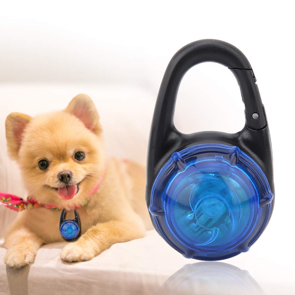 Tnfeeon LED Light Pendant For Dog Collar Glowing Dog Luminous Night Walking Light Safety Dog Pendant For Your Dogs Visibility and Safety (Blue)