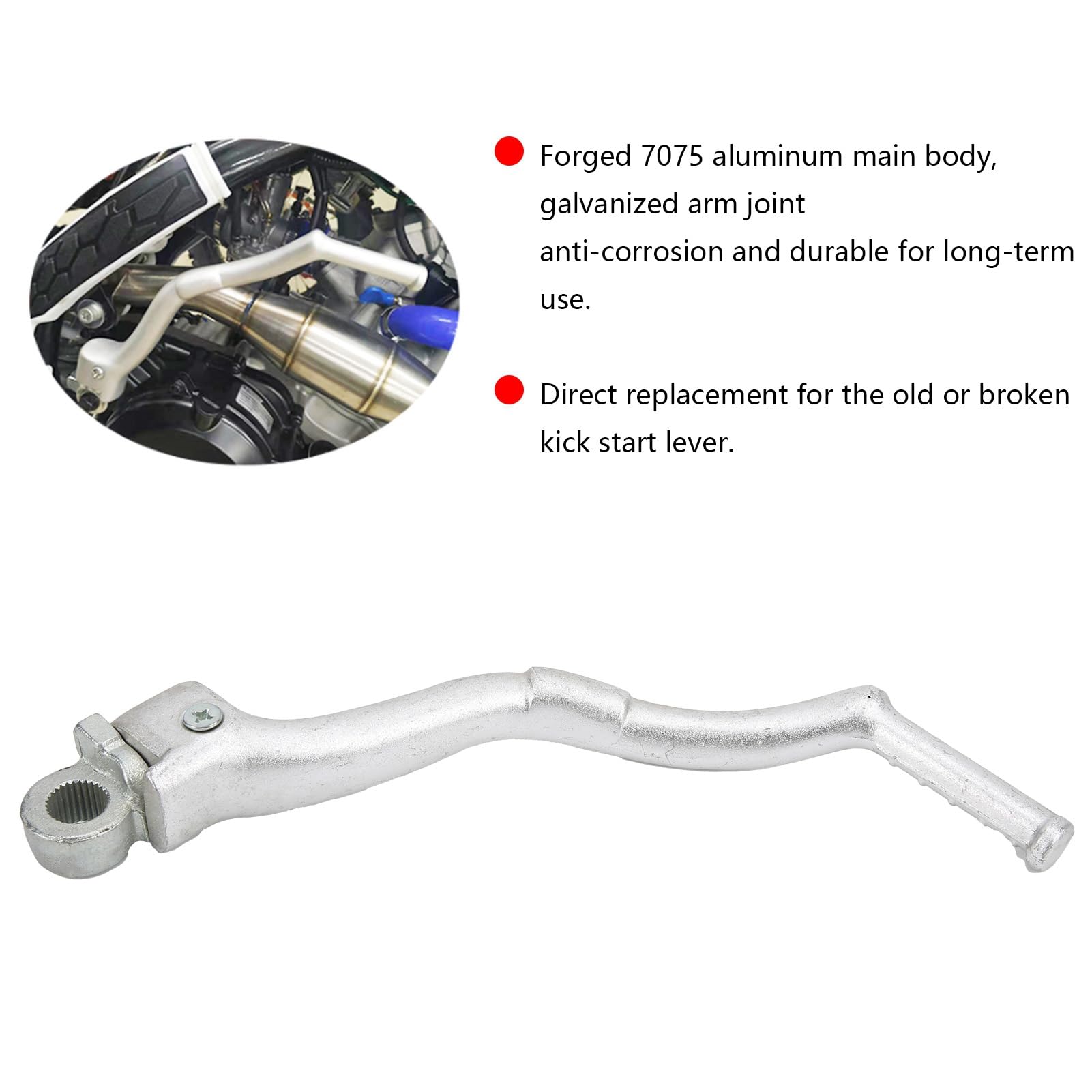 Dioche Kickstarter, Starter Hebel CNC Geschmiedet Aluminium für ZONGSHEN NC250 NC 250 Motor Motocross Dirt Bike