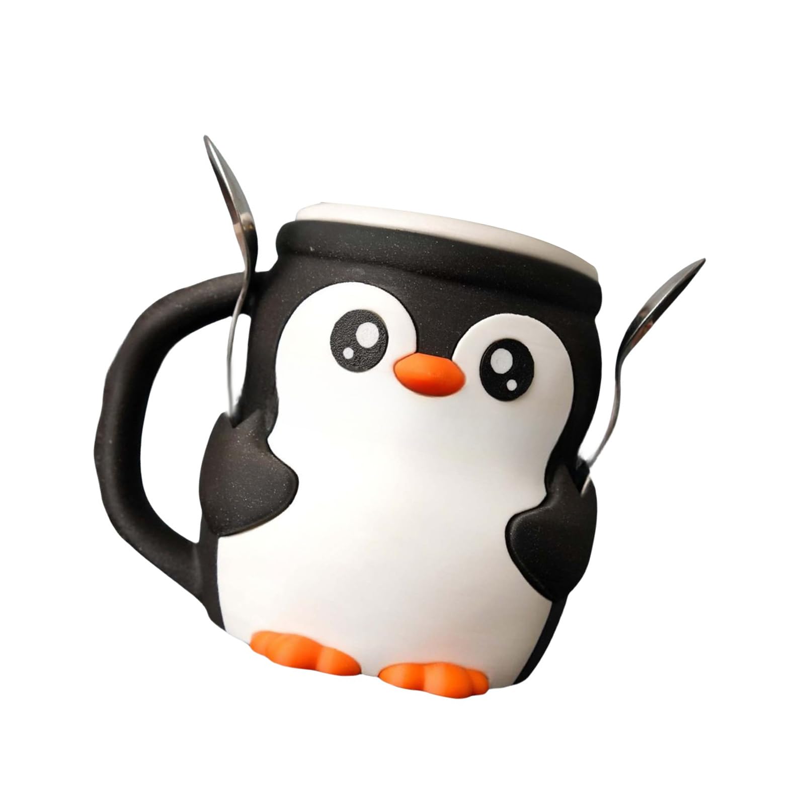 HDOYTXXM Penguins Ice Cream Pint Holder Ice Cream Pints Container Popsicles Insulated Sleeves with Antifreeze Handle Antifreeze Handle Can Cup Sleeve