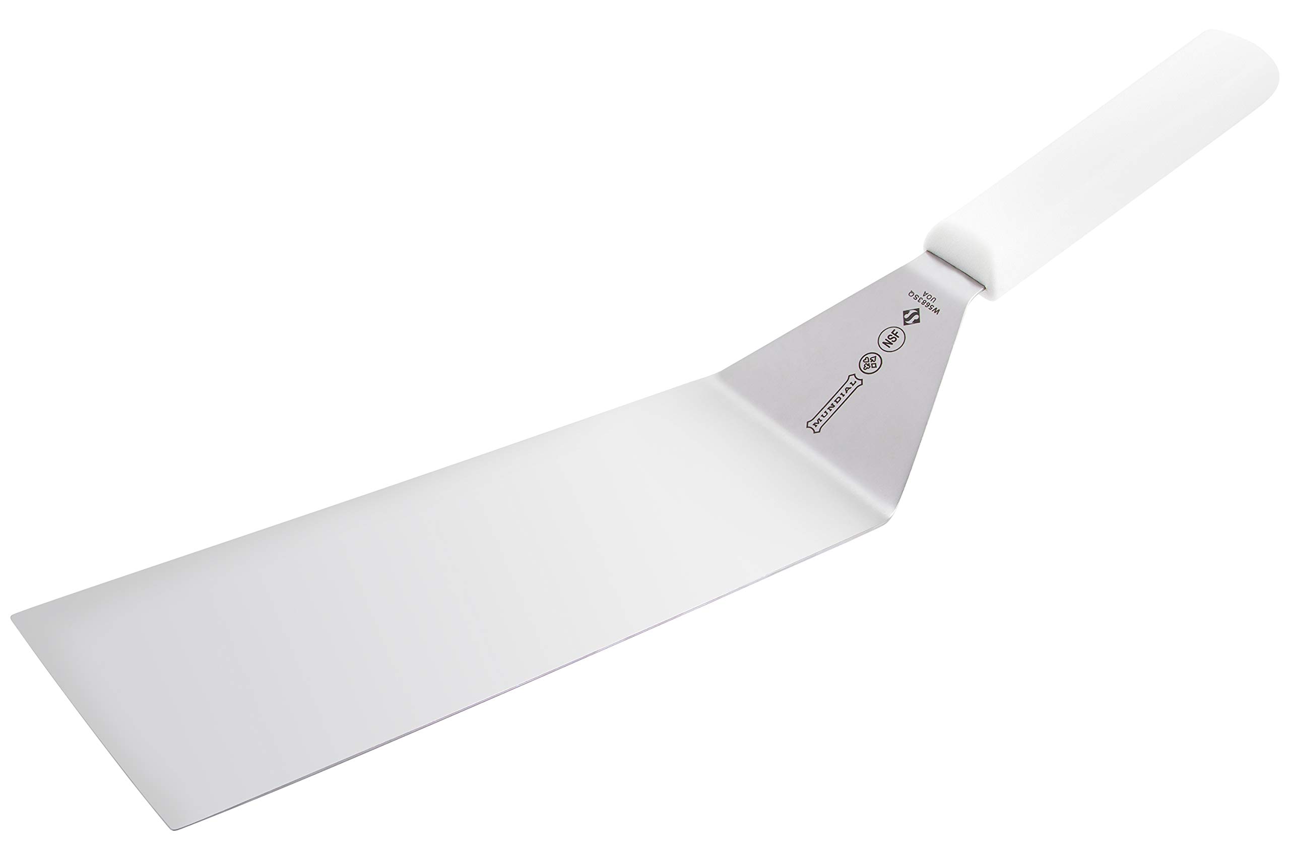 8 x 3 Inch Square End Turner Spatula by Mundial – Medium, White, Model W5683SQ