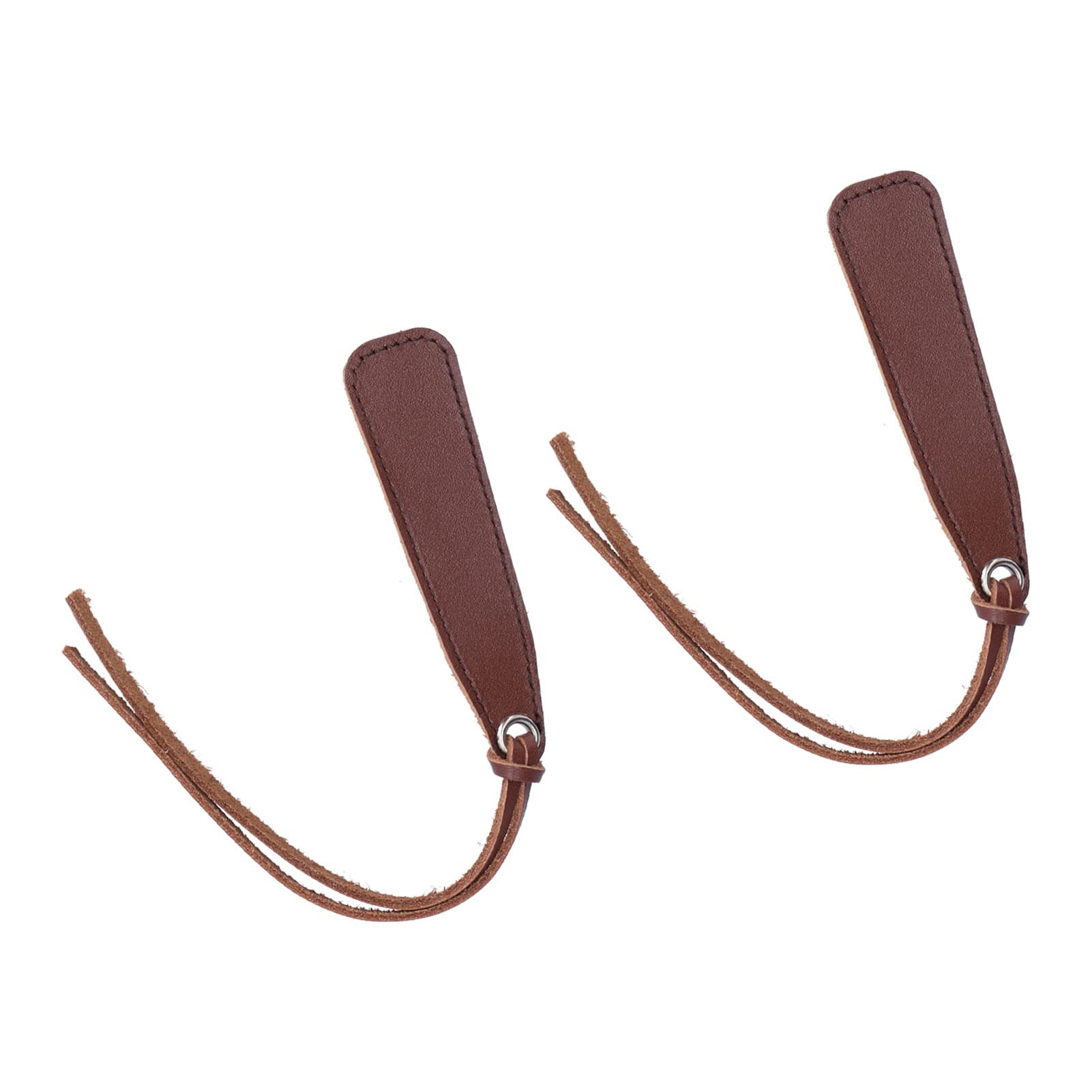 Ejoyous Juego de Marcapáginas de Cuero Marcador de Libro Retro 2 Piezas con Borla 90 X 25 X 2,5 Mm Marcador de Página Procesado a Mano para Niños Estudiantes Profesores Lectura de Libros de Estudio