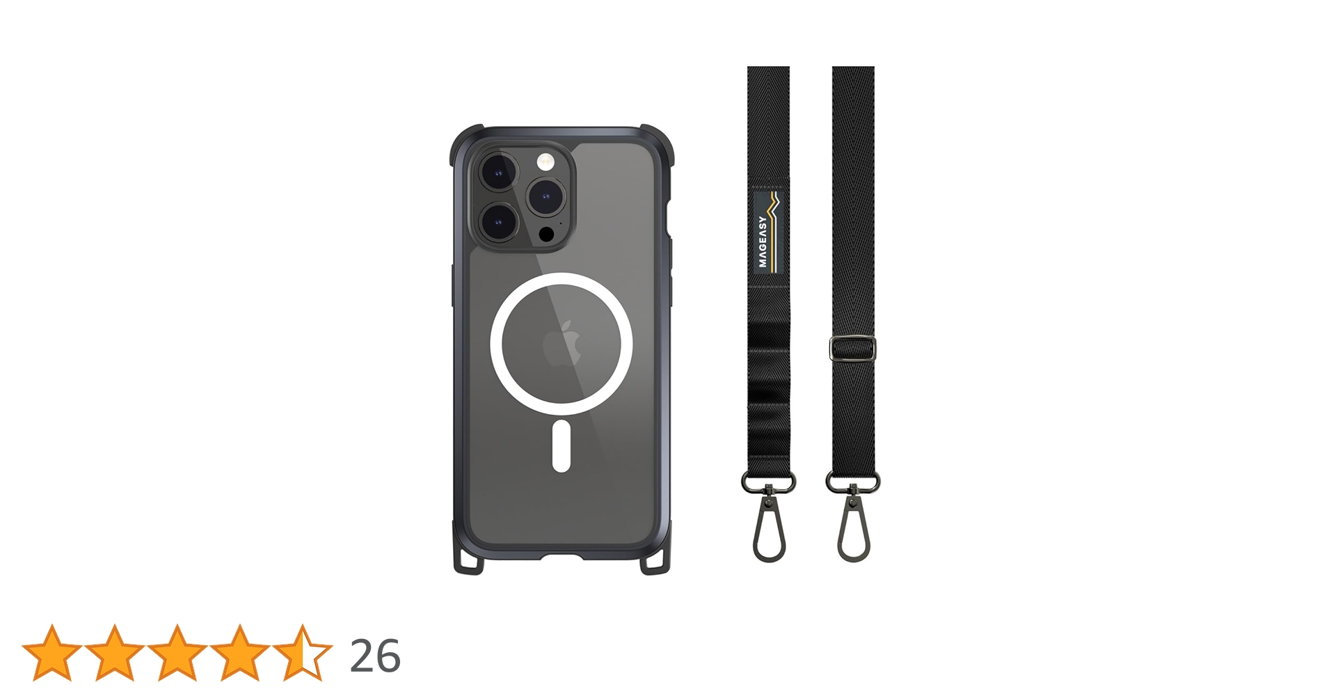 Amazon.co.jp: 【MagEasy】 iPhone 15 Pro Max 対応 ケース 斜