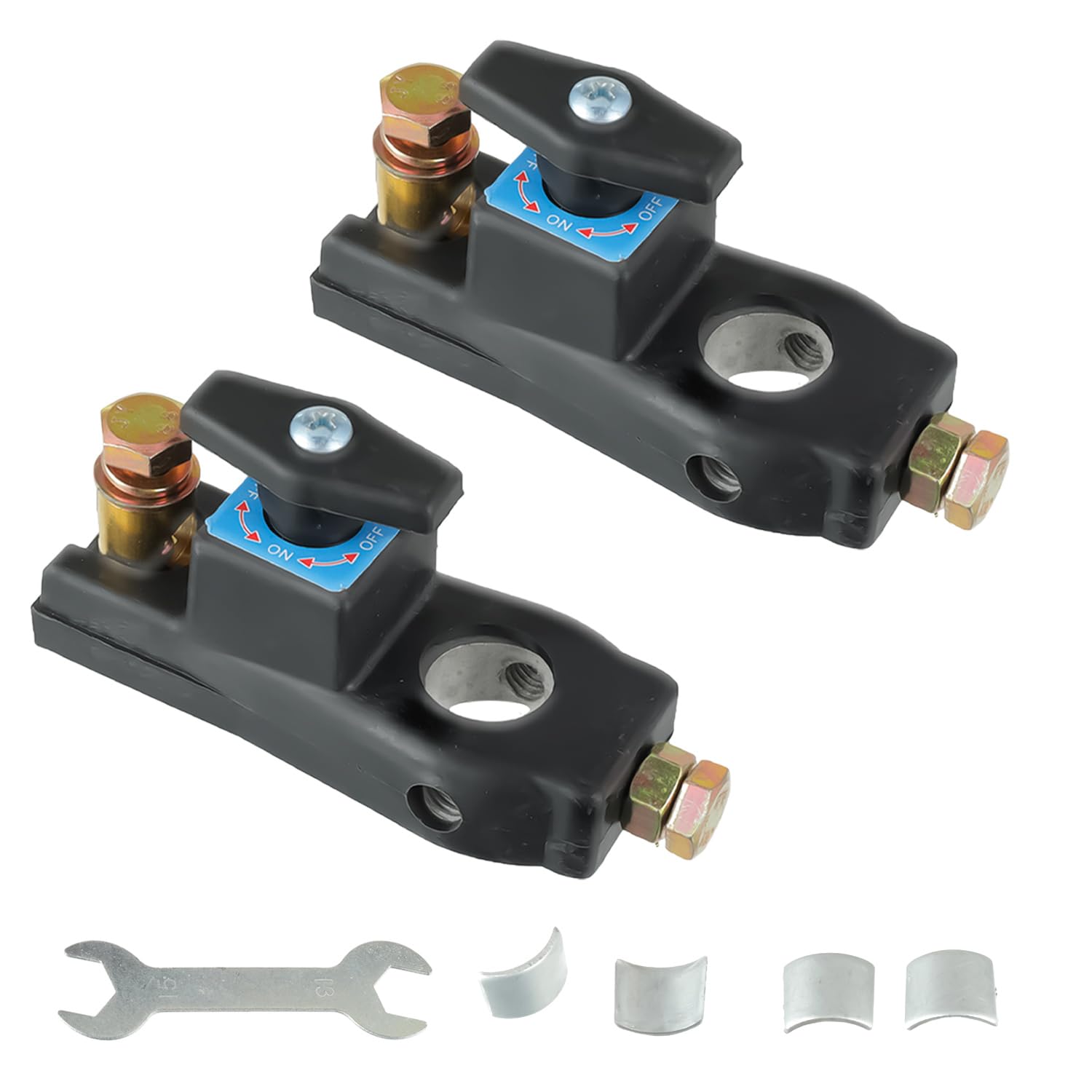 Interruttore principale della batteria dell'auto, 12V 24V Interruttore di isolamento universale per spegnimento della batteria per auto, moto, barca