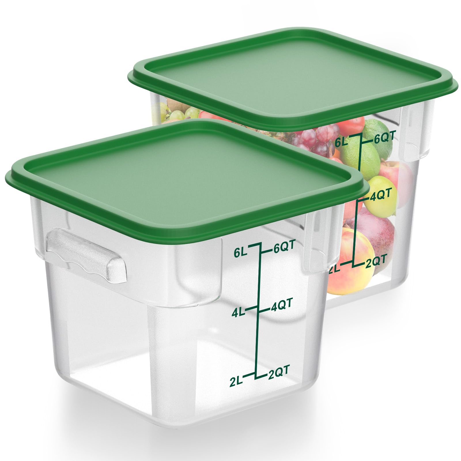 FoldTier Square Food Storage Containers