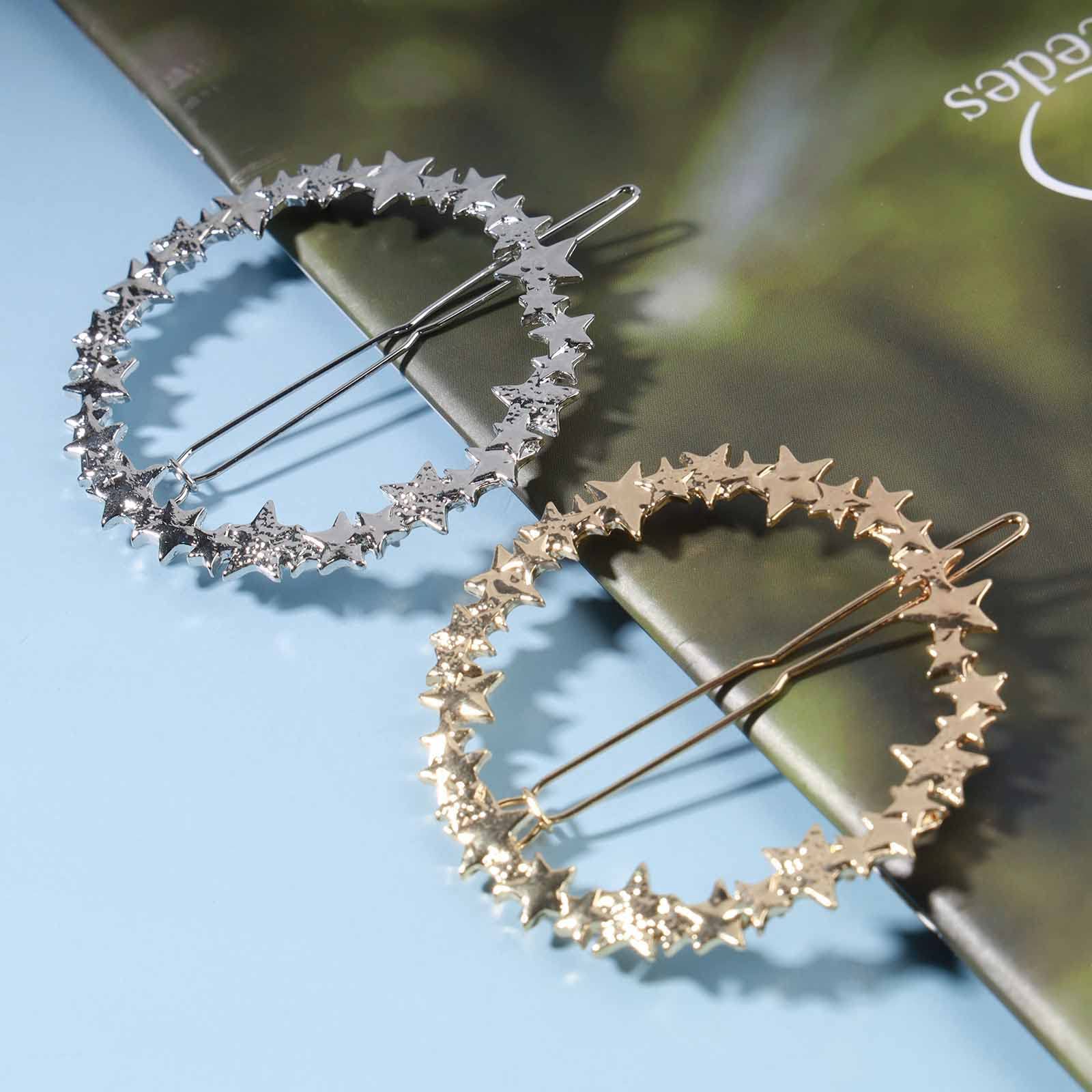 Moderne Haarklem Zilver | Haarspeld & Haarklem | Fashion Hair Accessories.nl