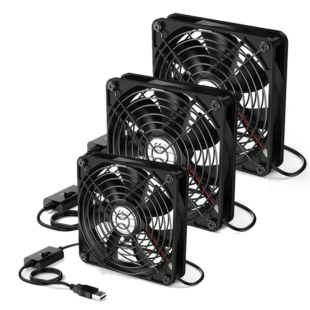 Amazon.co.jp: 3個セット USBファン 3段階調節 静音 スピード 冷却