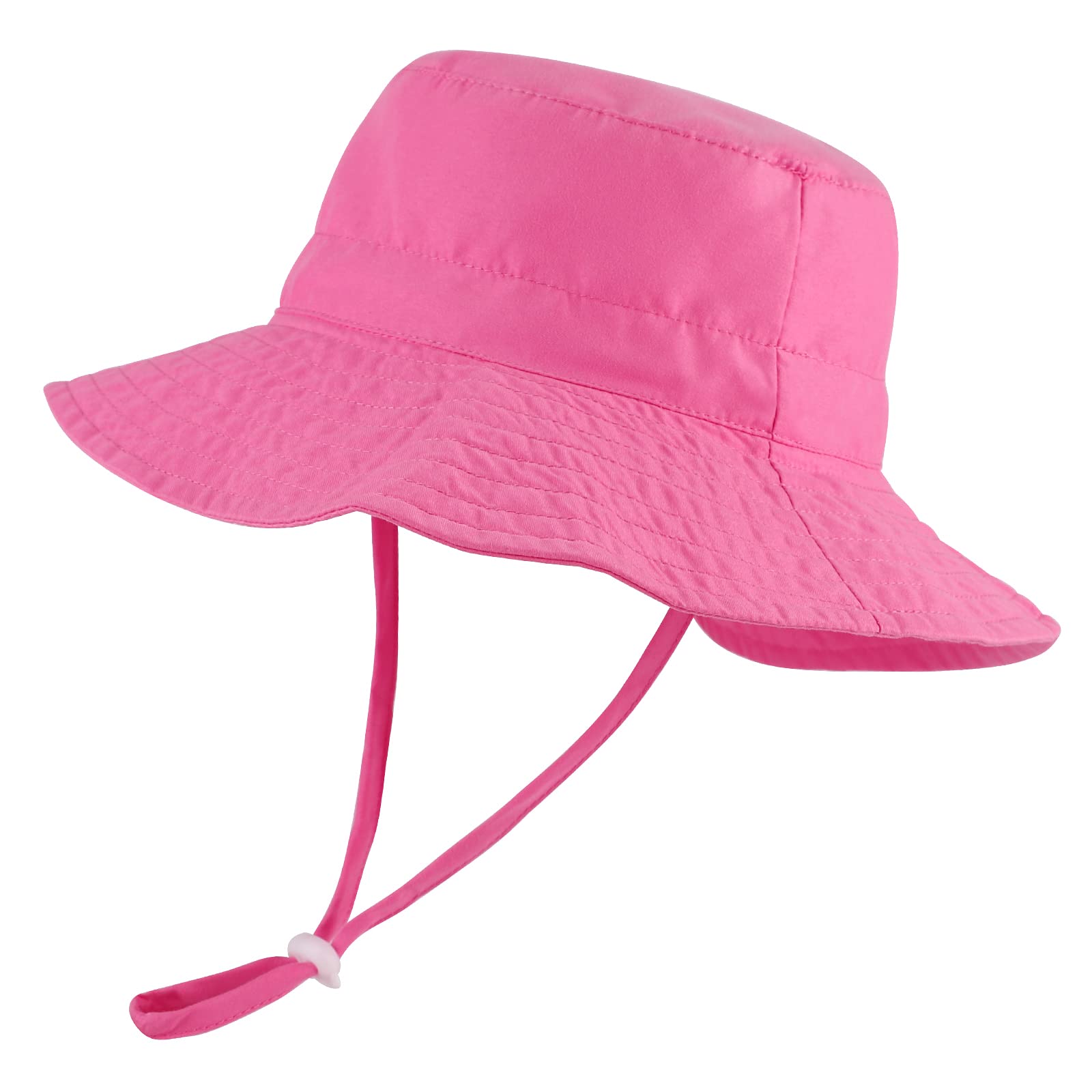LACOFIA Sombrero de Sol para bebé niño Ajustable Gorro Verano de Pescador para niños ala Ancha para Exteriores/natación/Playa/Piscina