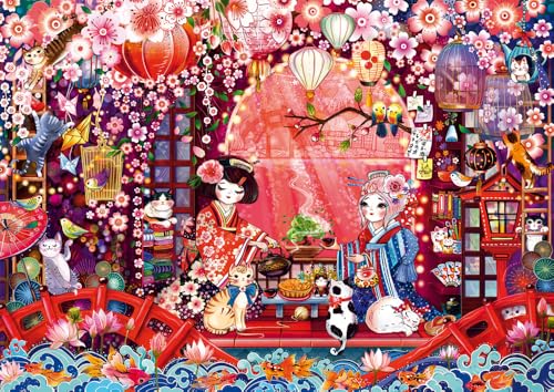 Schmidt Spiele 59712 Cérémonie du thé Japonaise, Puzzle 500 pièces