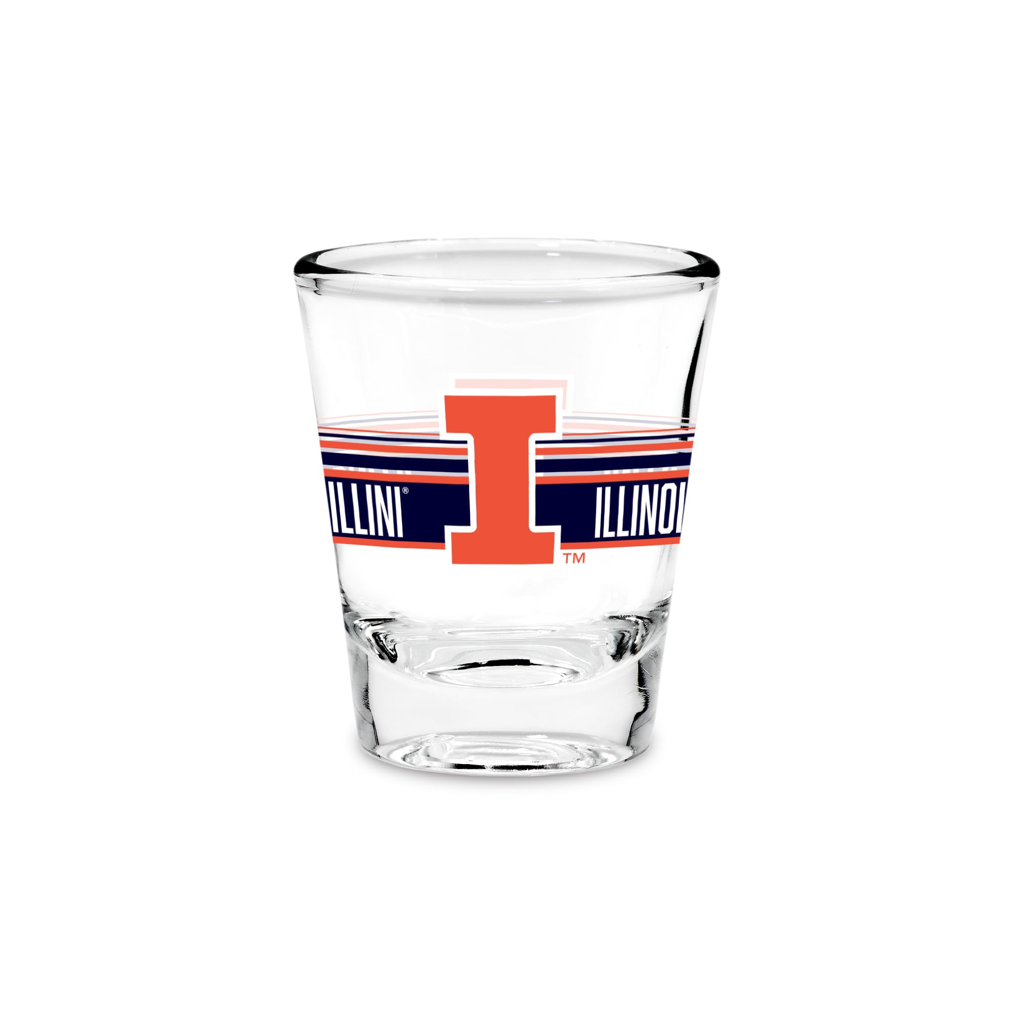 Rico Industries One Color Ncaa Illinois Fighting Illini Standard 1.7Oz Shot Glass