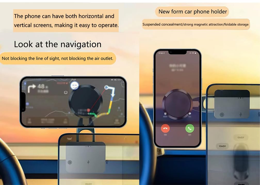 Support De Telephone Portable Pour Voiture - 360° De Rotation Support Magnetique Pour Telephone De Voiture Blanc Avec Clip Magnetique 98592133