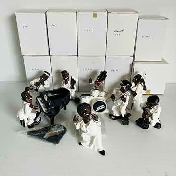 JASS BAND ジャズバンド】フィギュア8体 ピアノ ドラム Amazon.co.jp