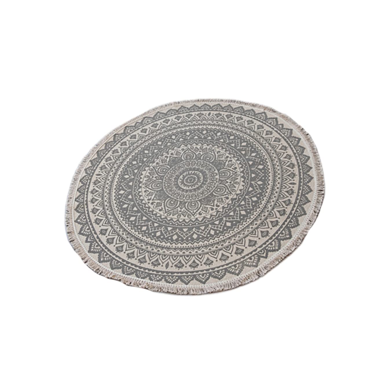 Tapis de salon decoratif 90 cm aux finitions de haute qualite visuelle
