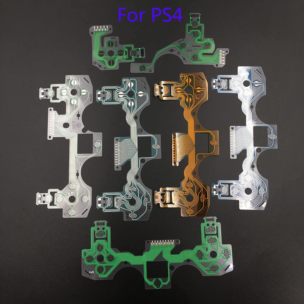 [Parti di videogiochi] Sostituzione pellicola conduttiva da 5 pezzi nuova e vecchia versione for cavo a nastro flessibile for controller PS4 vecchia versione [Sostituire] ( Color : JDM-001 010 011-05