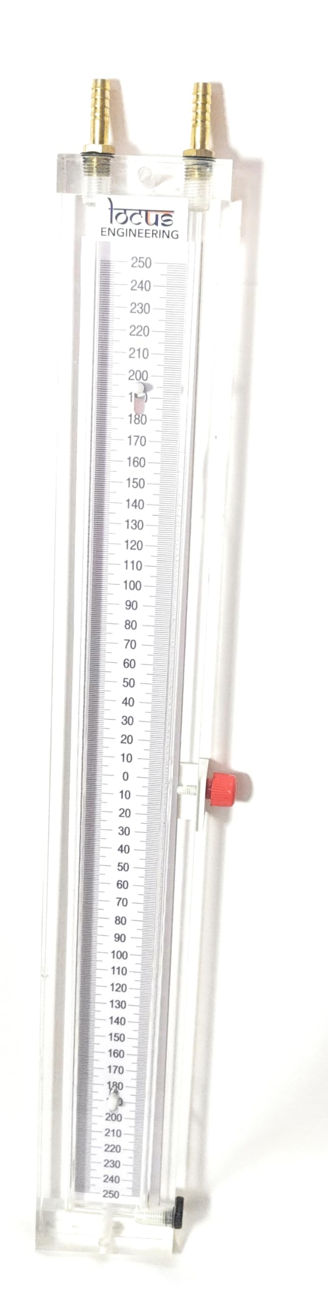 LOCUS U-Tube Acrylic Manometer | Precision Pressure Gauge for HVAC, Laboratory & Industrial Use | Available in 50-0-50 mm to 500-0-500 mm Ranges (250-0-250)-image-3