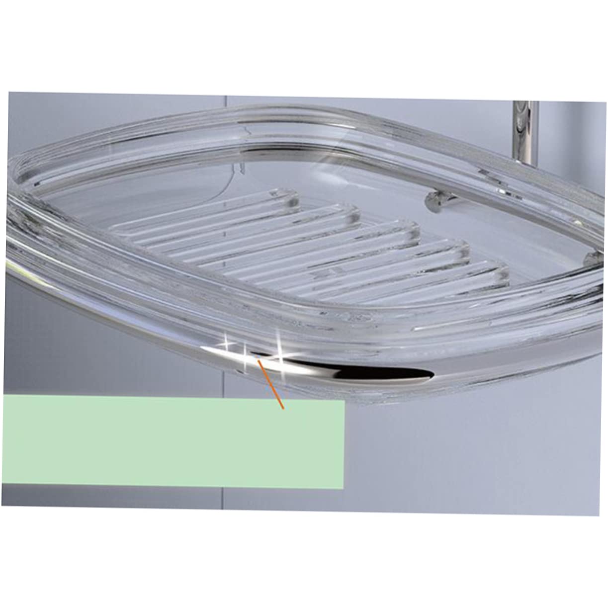 Porta Sapone da Muro in Acciaio Inossidabile Argento | 1 Pezzo, Removibile, per Bagno e Cucina, Contenitore per Sapone Montaggio a Parete
