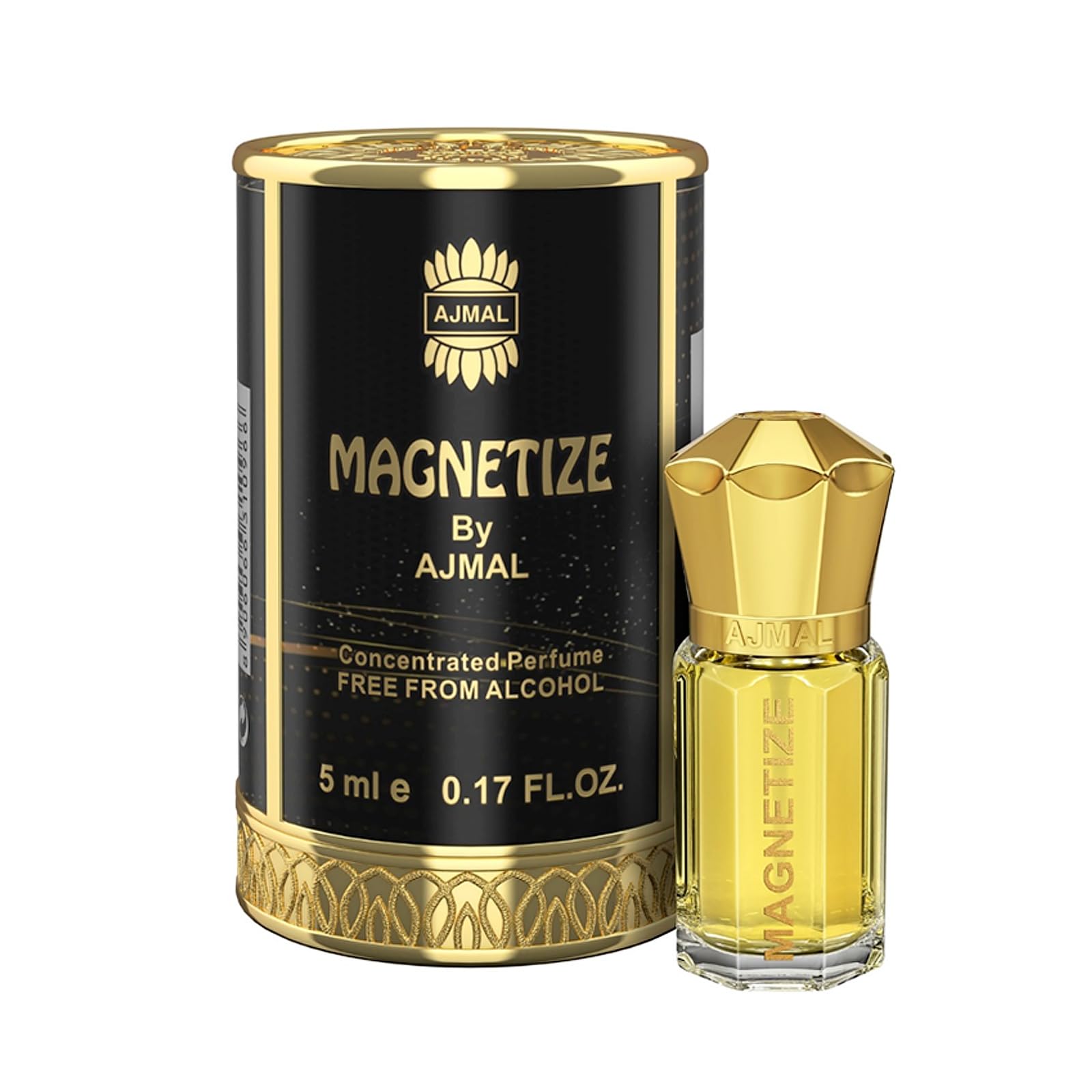 AJMAL Magnetize Liquid Attar | Ambery & Spicy Fragrance| Non-Alcoholic | Long Lasting Liquid Attar For Men - 5 Ml-picture-14