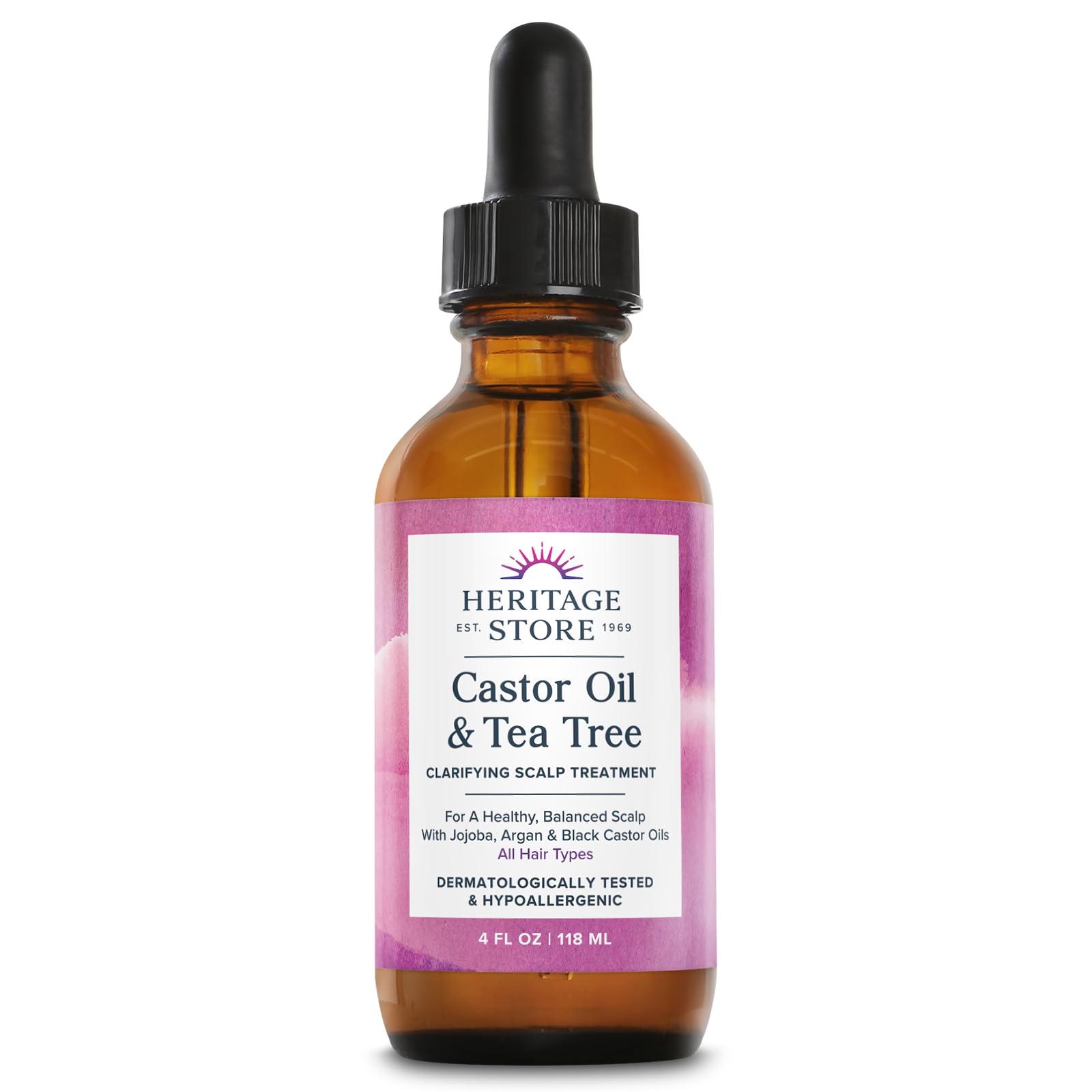 HERITAGE STORE Castor Oil & Tea Tree Oil