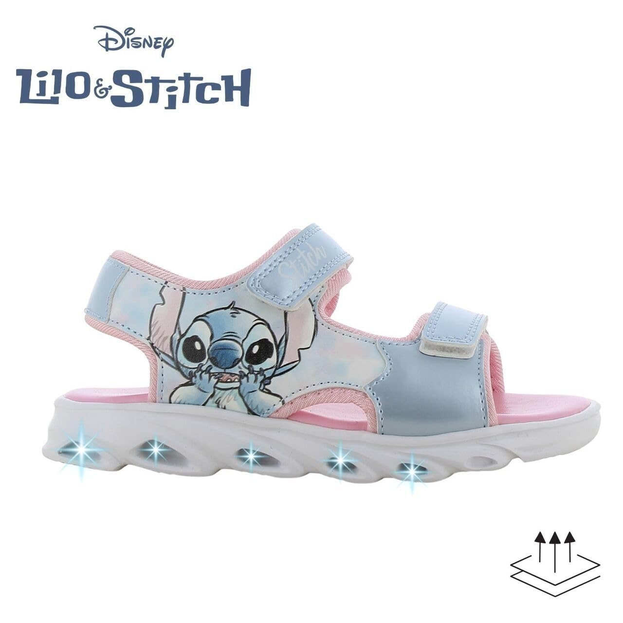Leomil Lilo & Stitch Sandales Fille Girl Sandale, Chaussures d'été pour enfants