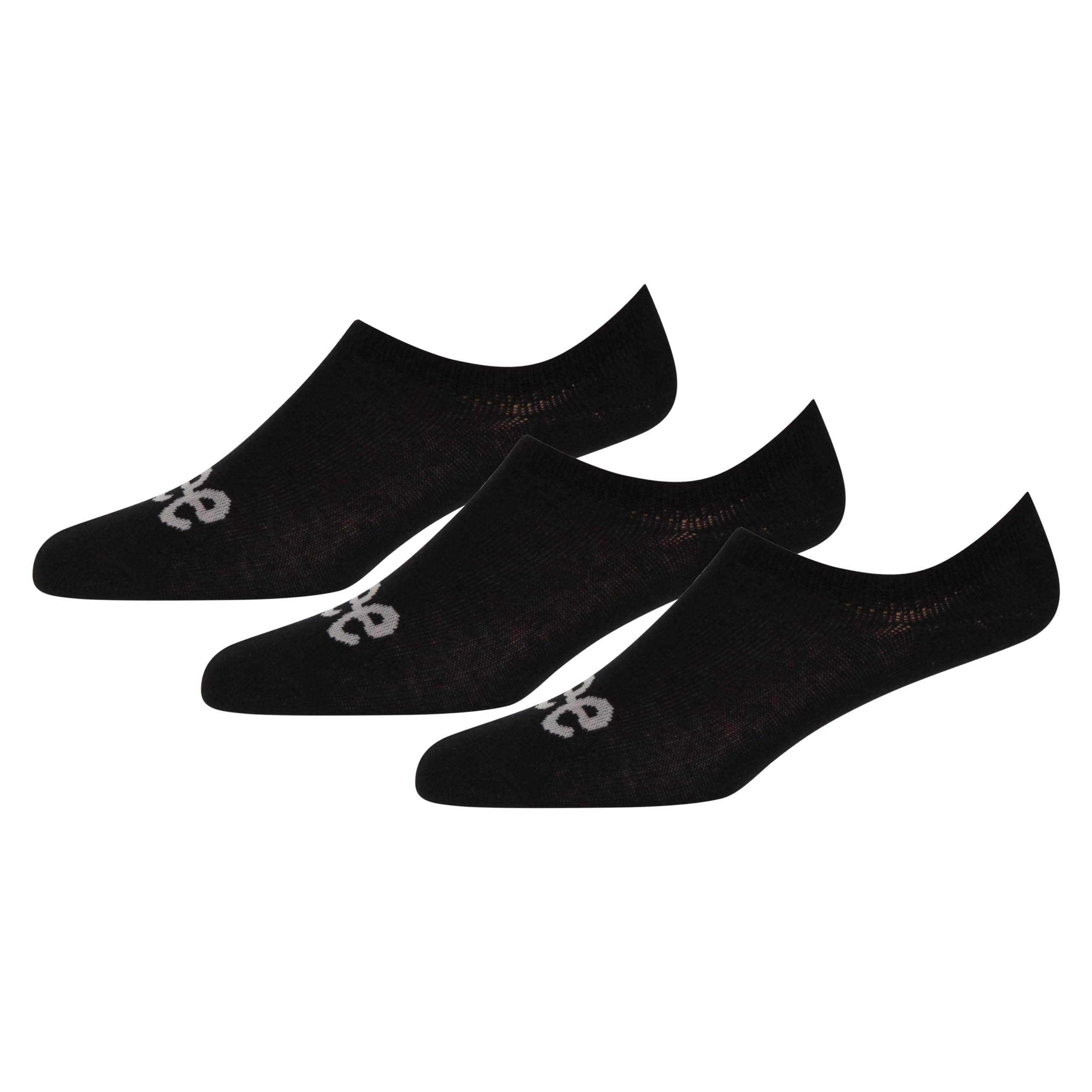 Lee Men's Black Unisex Shoe Liners In | No Show Invisible Socks Trainer Liners For Loafers And Low Cut Shoes/Trainers | Soft Cotton Mix Size 8.5-11 - Multipack Of 3