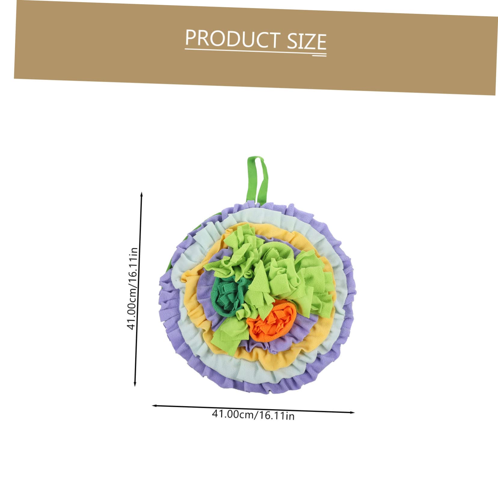 Garneck Comfortable Snuffle Mat Interactive Feeding Pad for Pets Enhances Enrichment Relieves Stress