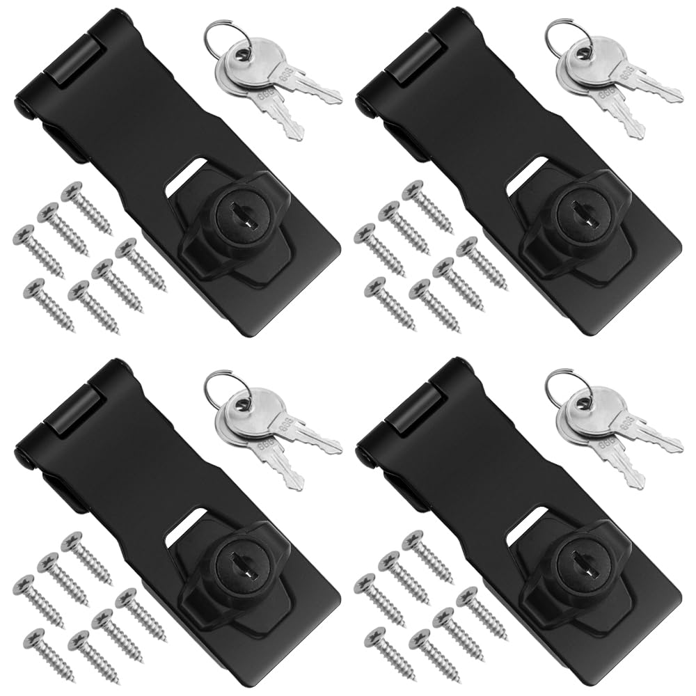 Serrure moraillon loquet de porte à clé TOVOT pour la fermeture sécurisée de tiroir d'armoire de bureau