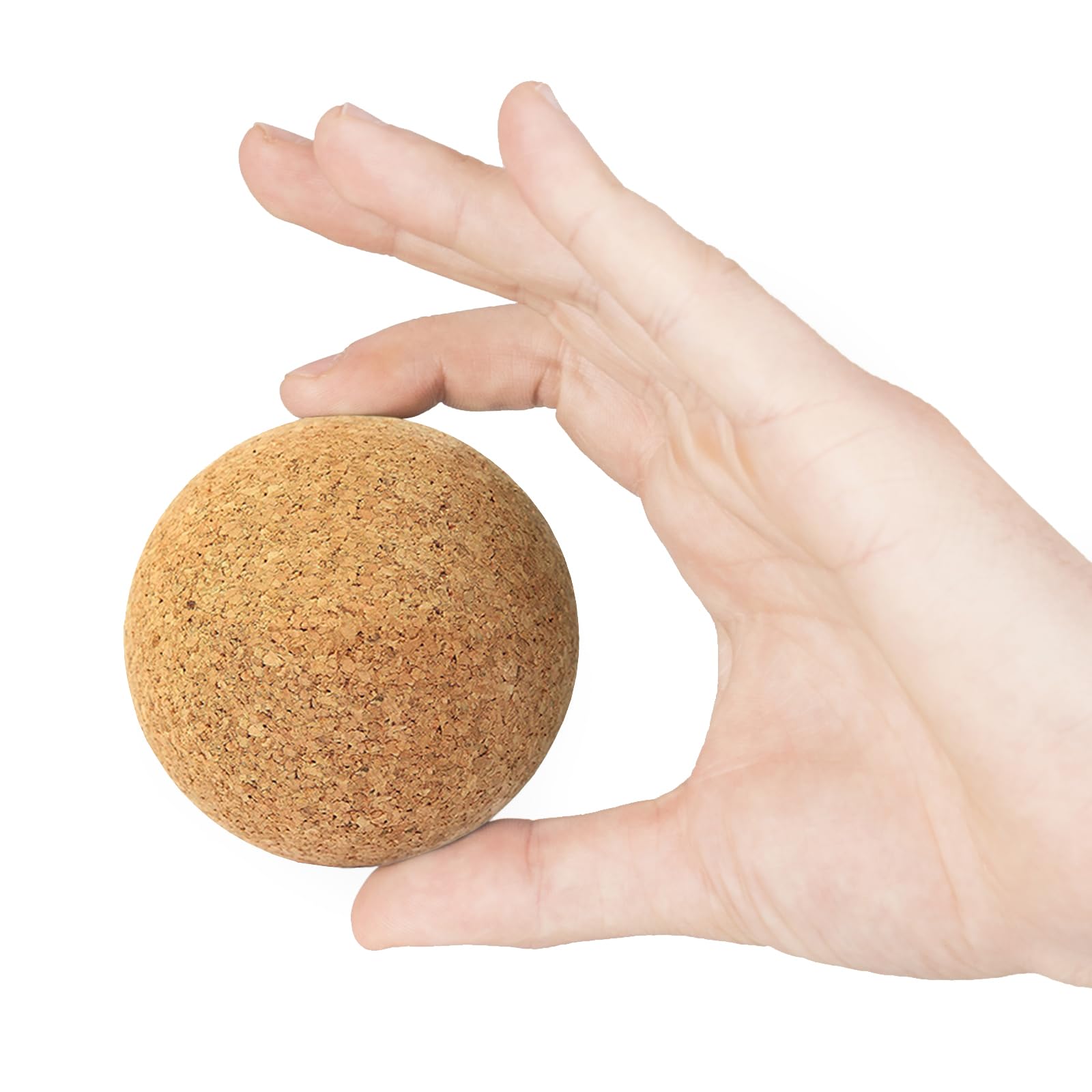 Yoga Studio Natural Cork Unbranded Massage Ball Set of 3-4cm, 2 x 6cm