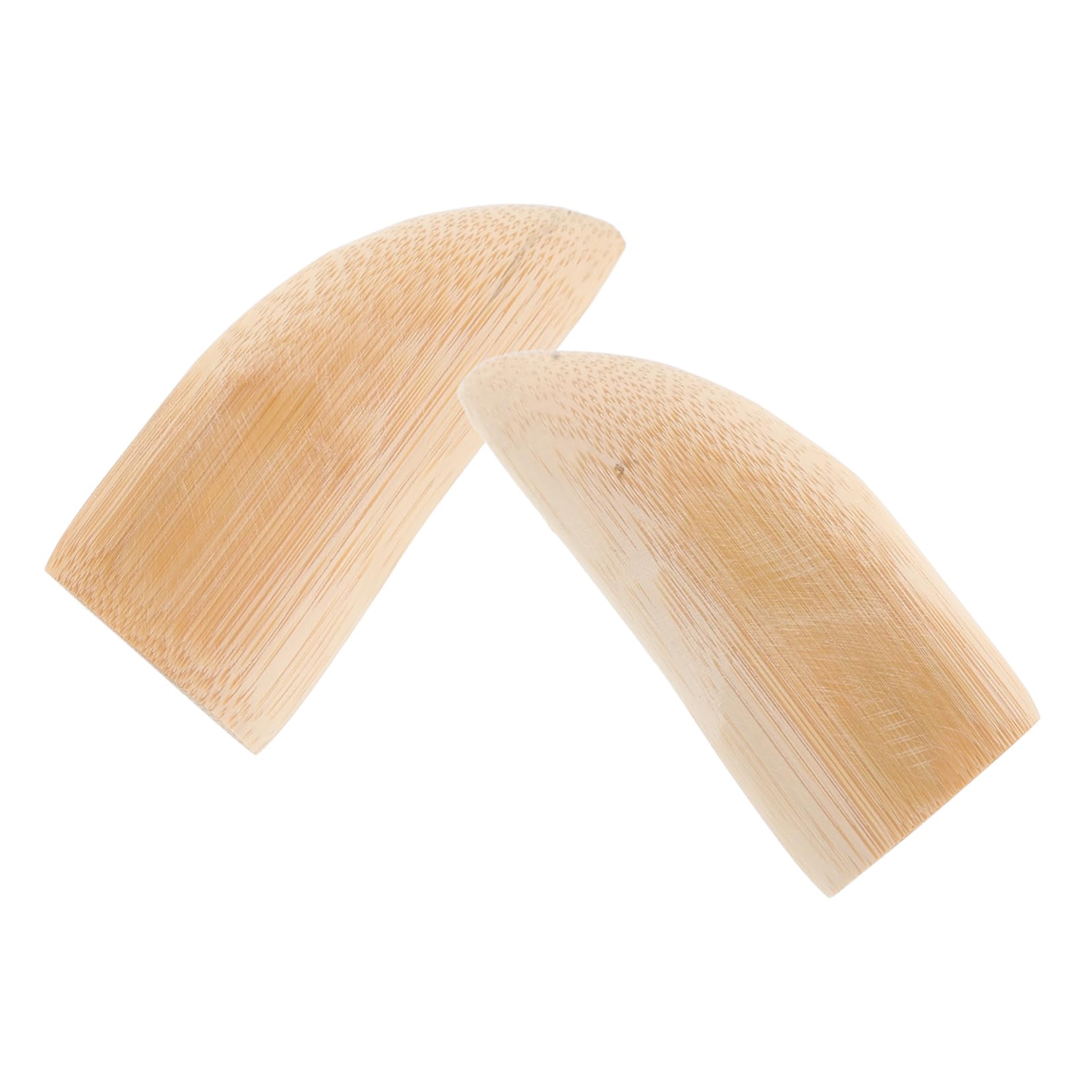 FUNOMOCYA 1 Pair Hand Carved Divination Tool Cups Sacrifice Cup Divination Holy Cups Sacred Gua Cup Divination Tools Divination Cups Supplies Divination Cup Beige