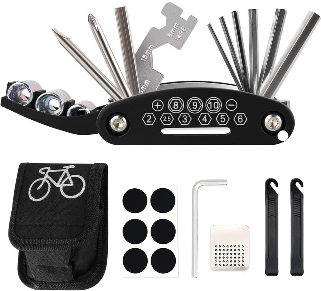 Kit de Réparation 18-teilig Pour Outil Vélo,Reperarturset